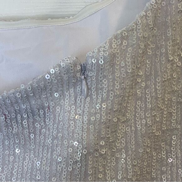 Francesca's Samantha One Shoulder Mini Dress White Size Medium - Picture 8 of 14